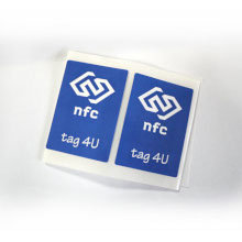 RFID метки прямоугольные с печатью логотипа