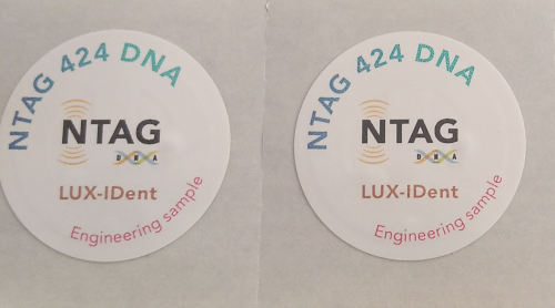 Круглые NFC метки NTAG 424 DNA